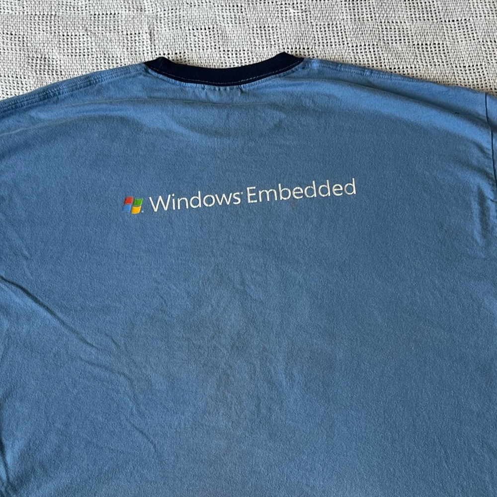 Vintage Windows Intelligent Systems Tech T-Shirt Size XL